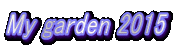 My garden 2015